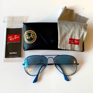 Ray Ban Aviator Blue ombré Sunglasses